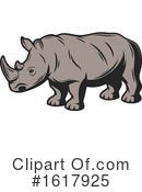 Rhino Clipart #1617925 by Vector Tradition SM