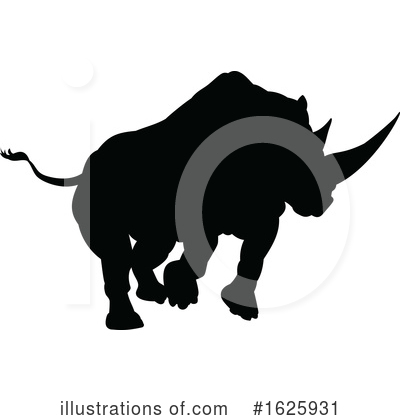 Royalty-Free (RF) Rhino Clipart Illustration by AtStockIllustration - Stock Sample #1625931