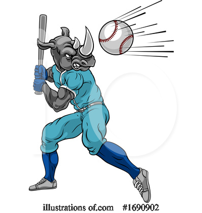 Baseball Clipart #1690902 by AtStockIllustration