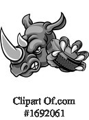 Rhino Clipart #1692061 by AtStockIllustration