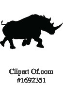 Rhino Clipart #1692351 by AtStockIllustration