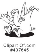 Rhino Clipart #437645 by toonaday