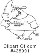 Rhino Clipart #438091 by toonaday