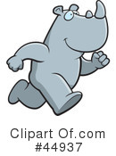 Rhino Clipart #44937 by Cory Thoman