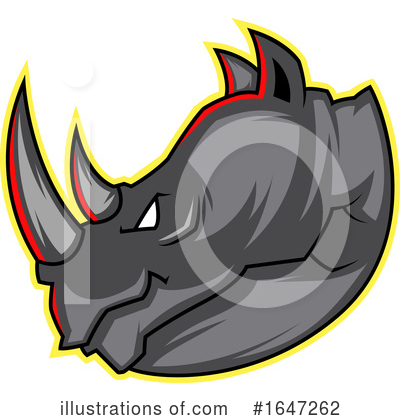 Rhino Clipart #1647262 by Morphart Creations