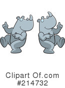 Rhinos Clipart #214732 by Cory Thoman