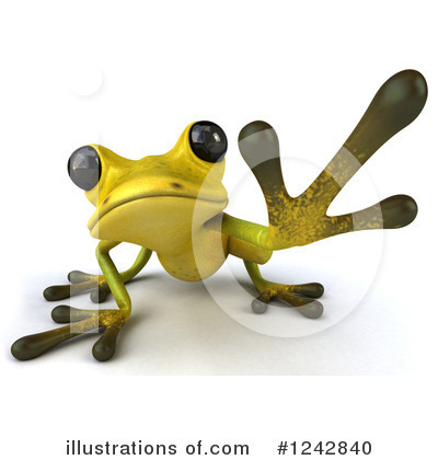 Green Frog Clipart #1242840 by Julos
