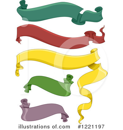 Royalty-Free (RF) Ribbon Banner Clipart Illustration by BNP Design Studio - Stock Sample #1221197