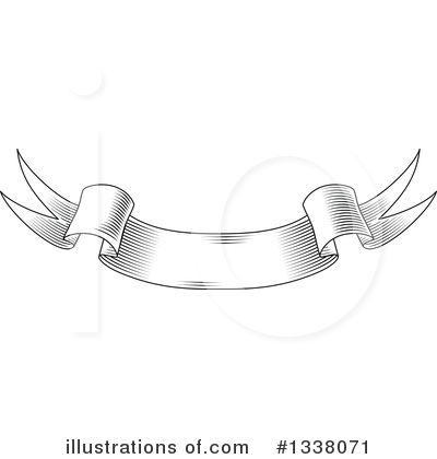 Royalty-Free (RF) Ribbon Banner Clipart Illustration by Vector Tradition SM - Stock Sample #1338071