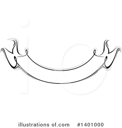 Royalty-Free (RF) Ribbon Banner Clipart Illustration by dero - Stock Sample #1401000