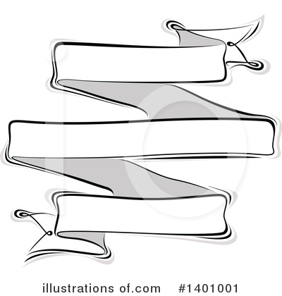 Royalty-Free (RF) Ribbon Banner Clipart Illustration by dero - Stock Sample #1401001