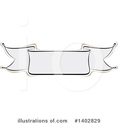 Royalty-Free (RF) Ribbon Banner Clipart Illustration by dero - Stock Sample #1402829