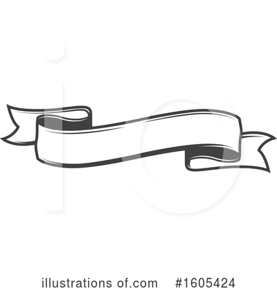 Ribbon Banner Clipart #1307350 - Illustration by Vector Tradition SM