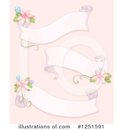 Royalty-Free (RF) Ribbon Banners Clipart Illustration by BNP Design Studio - Stock Sample #1251591