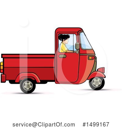 Driving Clipart #1499167 by Lal Perera