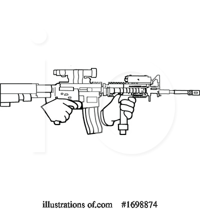 Rifle Clipart #1698874 by LaffToon