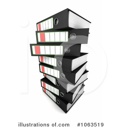 Binders Clipart #1063519 by stockillustrations