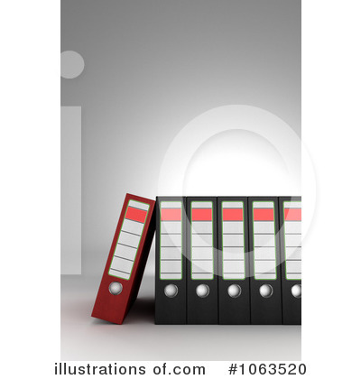 Royalty-Free (RF) Ring Binders Clipart Illustration by stockillustrations - Stock Sample #1063520