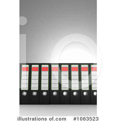 Ring Binders Clipart #1063523 by stockillustrations