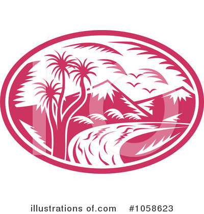Royalty-Free (RF) River Clipart Illustration by patrimonio - Stock Sample #1058623