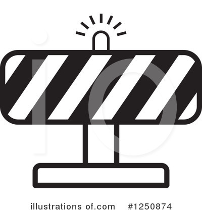 Road Block Clipart #1250874 by Lal Perera