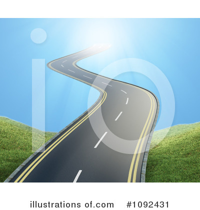 Royalty-Free (RF) Road Clipart Illustration by Mopic - Stock Sample #1092431