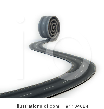 Royalty-Free (RF) Road Clipart Illustration by Mopic - Stock Sample #1104624