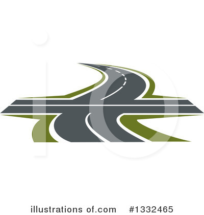 Royalty-Free (RF) Road Clipart Illustration by Vector Tradition SM - Stock Sample #1332465