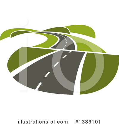 Royalty-Free (RF) Road Clipart Illustration by Vector Tradition SM - Stock Sample #1336101
