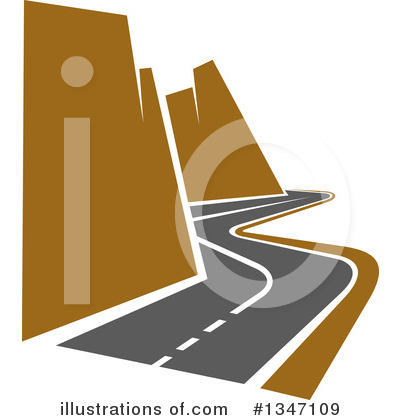 Royalty-Free (RF) Road Clipart Illustration by Vector Tradition SM - Stock Sample #1347109