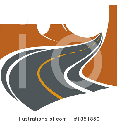 Royalty-Free (RF) Road Clipart Illustration by Vector Tradition SM - Stock Sample #1351850