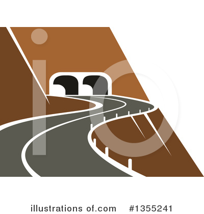 Royalty-Free (RF) Road Clipart Illustration by Vector Tradition SM - Stock Sample #1355241