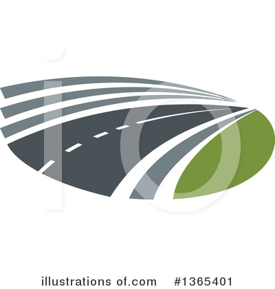 Royalty-Free (RF) Road Clipart Illustration by Vector Tradition SM - Stock Sample #1365401