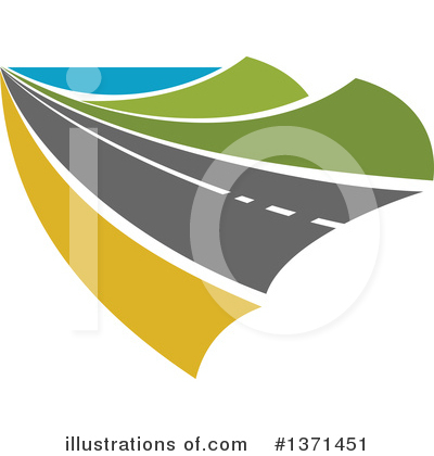 Royalty-Free (RF) Road Clipart Illustration by Vector Tradition SM - Stock Sample #1371451