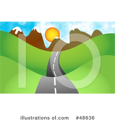 Royalty-Free (RF) Road Clipart Illustration by Prawny - Stock Sample #48636