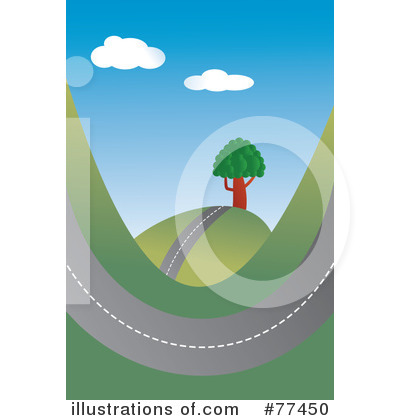 Royalty-Free (RF) Road Clipart Illustration by Prawny - Stock Sample #77450