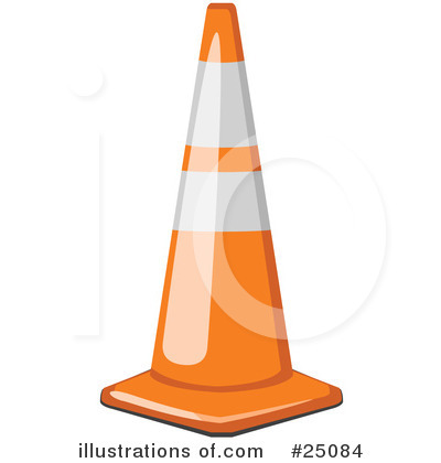 Royalty-Free (RF) Road Work Clipart Illustration by Leo Blanchette - Stock Sample #25084