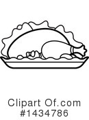 Roasted Chicken Clipart #1434786 by Lal Perera