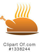 Roasted Turkey Clipart #1338244 by Vector Tradition SM