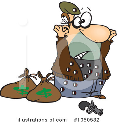 Burglar Clipart #1050532 by toonaday