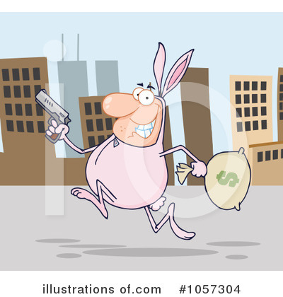 Royalty-Free (RF) Robber Clipart Illustration by Hit Toon - Stock Sample #1057304