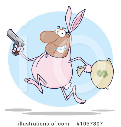Royalty-Free (RF) Robber Clipart Illustration by Hit Toon - Stock Sample #1057307