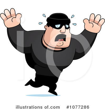 Royalty-Free (RF) Robber Clipart Illustration by Cory Thoman - Stock Sample #1077286