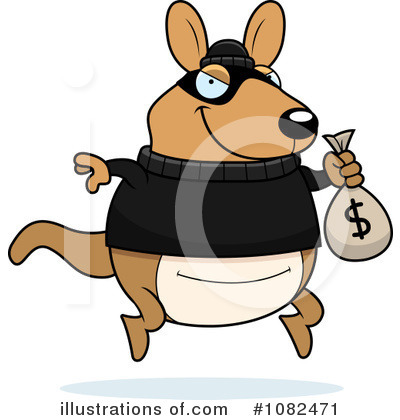 Royalty-Free (RF) Robber Clipart Illustration by Cory Thoman - Stock Sample #1082471