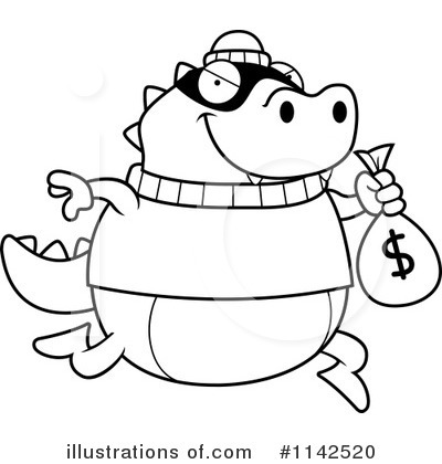 Royalty-Free (RF) Robber Clipart Illustration by Cory Thoman - Stock Sample #1142520