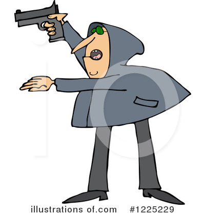Royalty-Free (RF) Robber Clipart Illustration by djart - Stock Sample #1225229