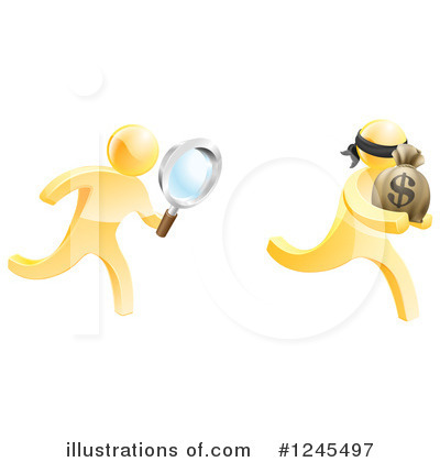 Detective Clipart #1245497 by AtStockIllustration