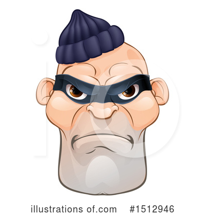 Robber Clipart #1512946 by AtStockIllustration
