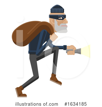 Robber Clipart #1634185 by AtStockIllustration