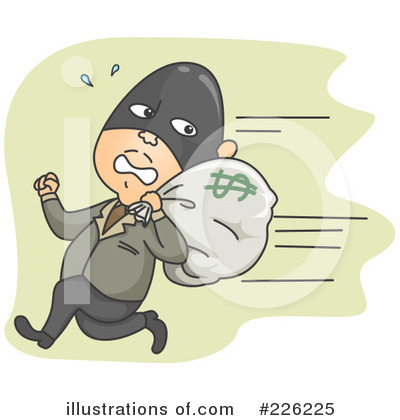 Royalty-Free (RF) Robber Clipart Illustration by BNP Design Studio - Stock Sample #226225